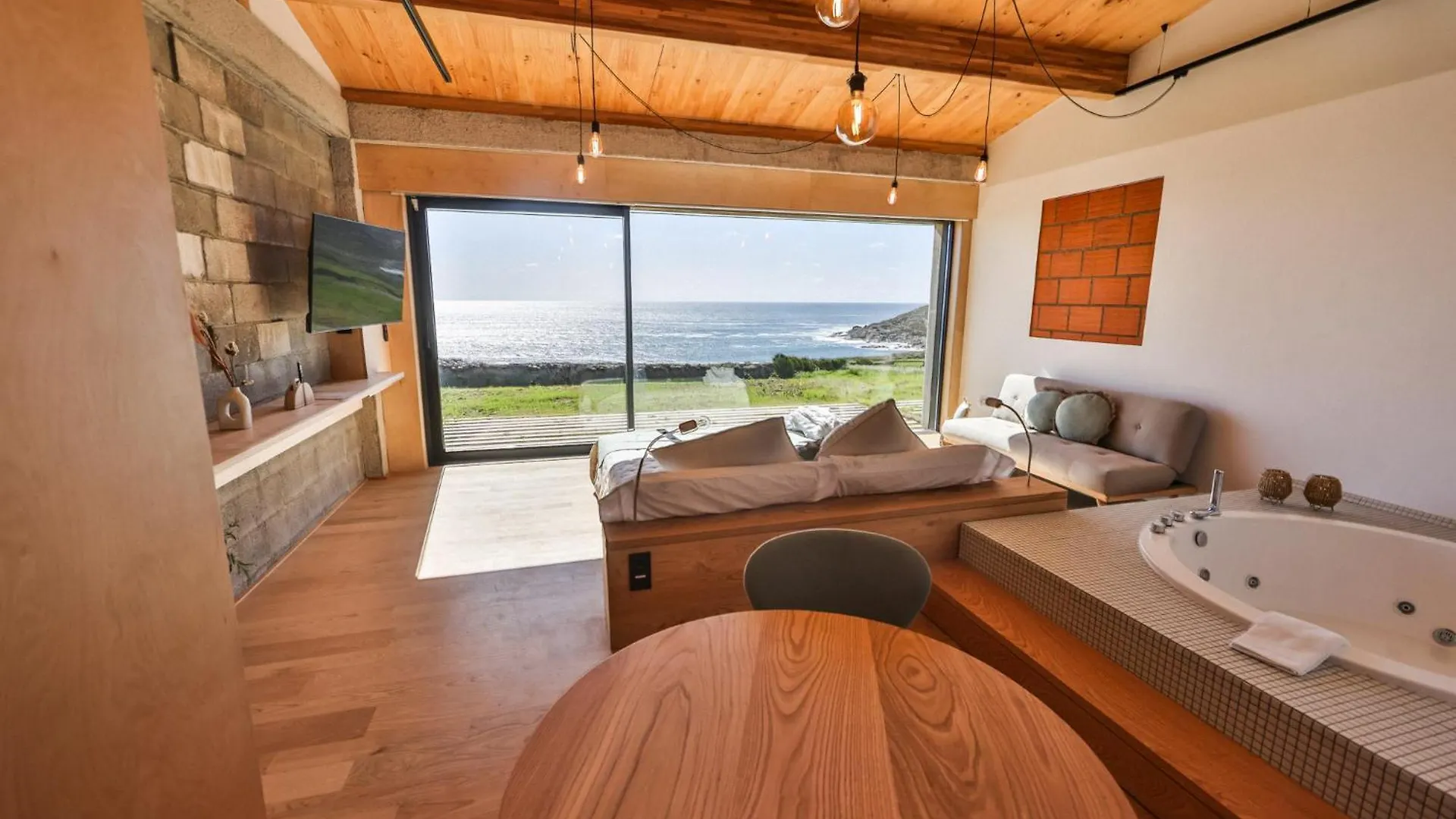 **** بيت ضيافة Apartamentos Luscofusco Costa Da Morte كامبوس إسبانيا
